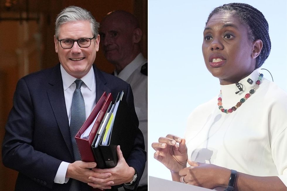 Keir Starmer and Kemi Badenoch