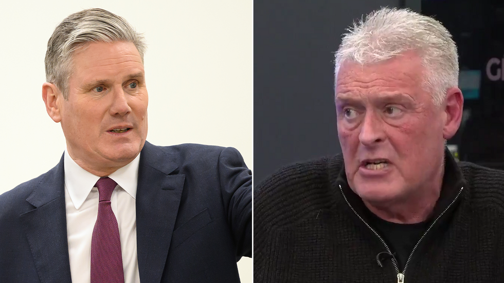 Keir Starmer and Lee Anderson