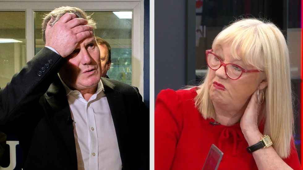 Keir Starmer and Liz Kershaw