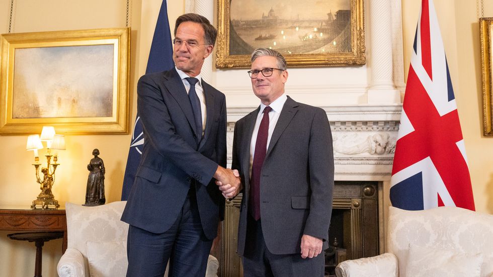 Keir Starmer and Mark Rutte