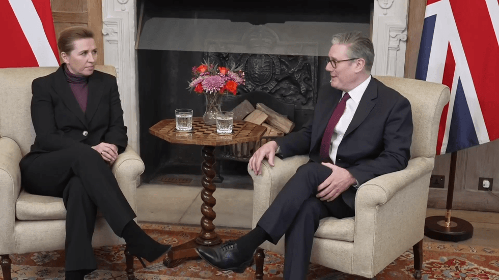 Keir Starmer and Mette Frederiksen