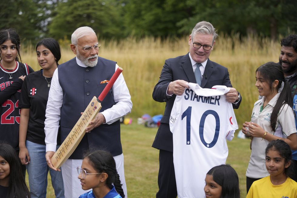 Keir Starmer and Narendra Modi