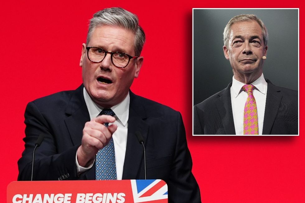 Keir Starmer and Nigel Farage