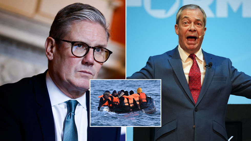 Keir Starmer and Nigel Farage