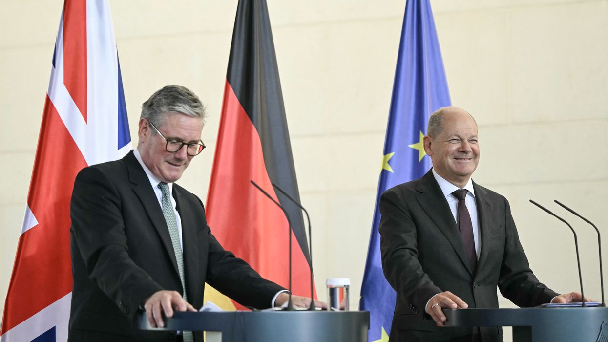 Keir Starmer and Olaf Scholz