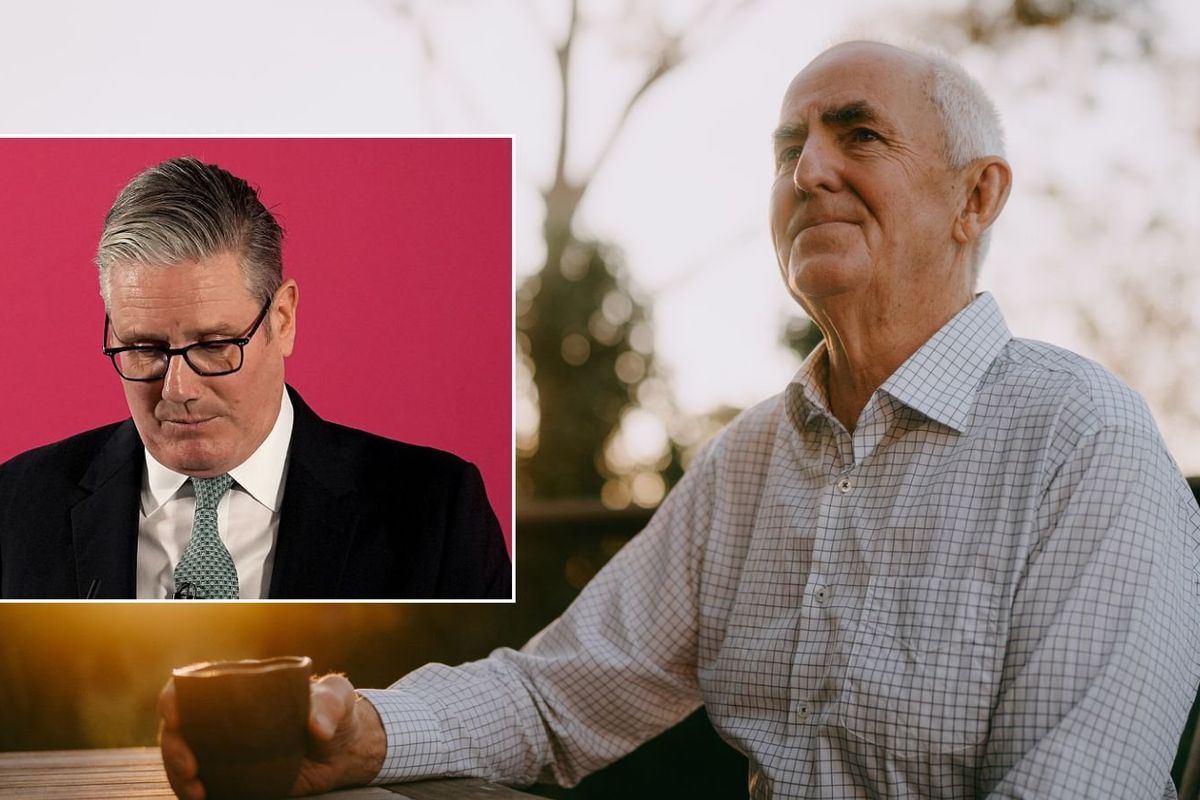 Keir Starmer and pensioner