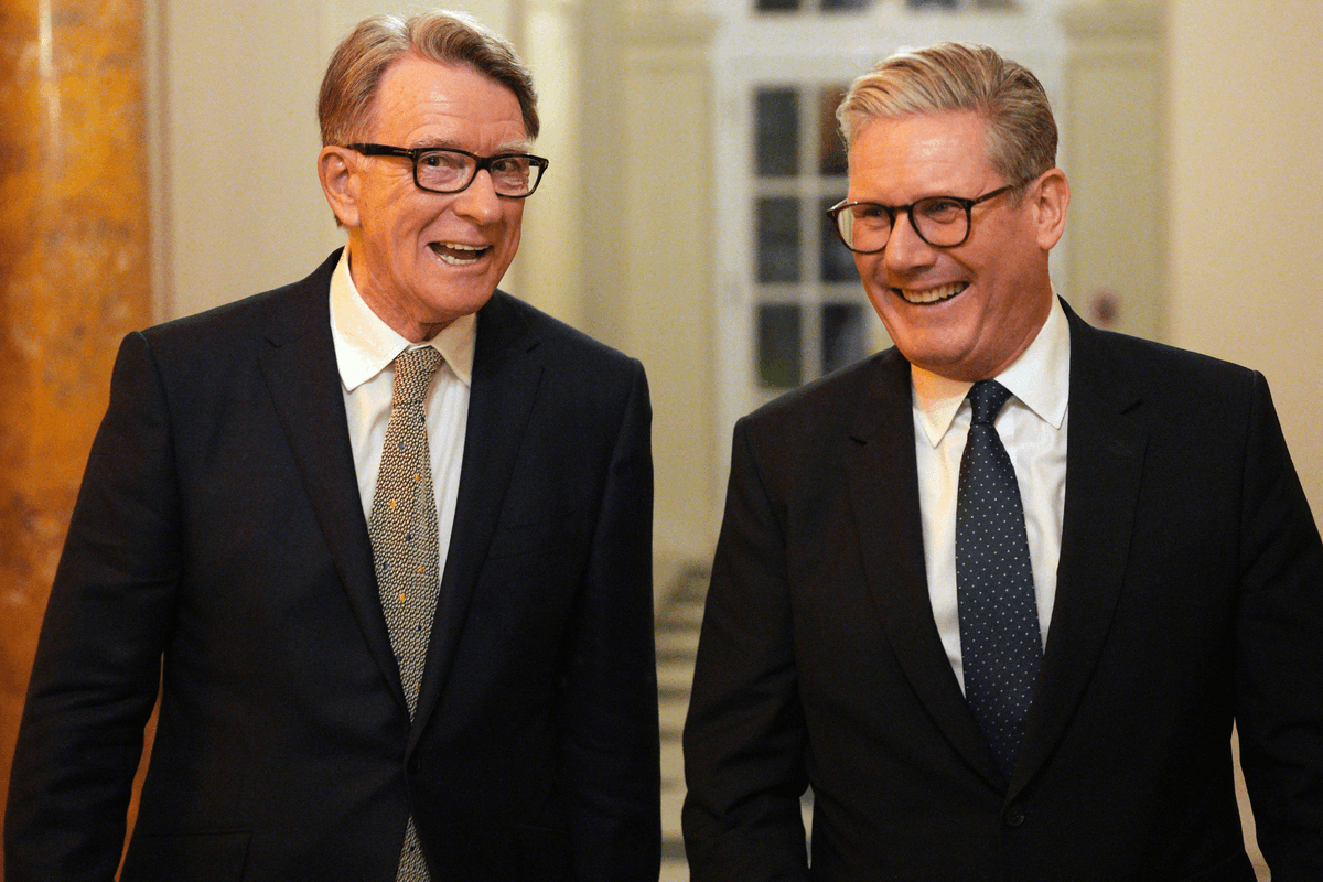 Keir Starmer and Peter Mandelson