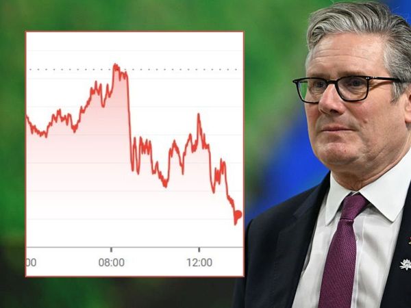 Keir Starmer and pound-dollar value falling