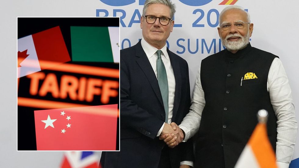 Keir Starmer and Prime Minister Modi