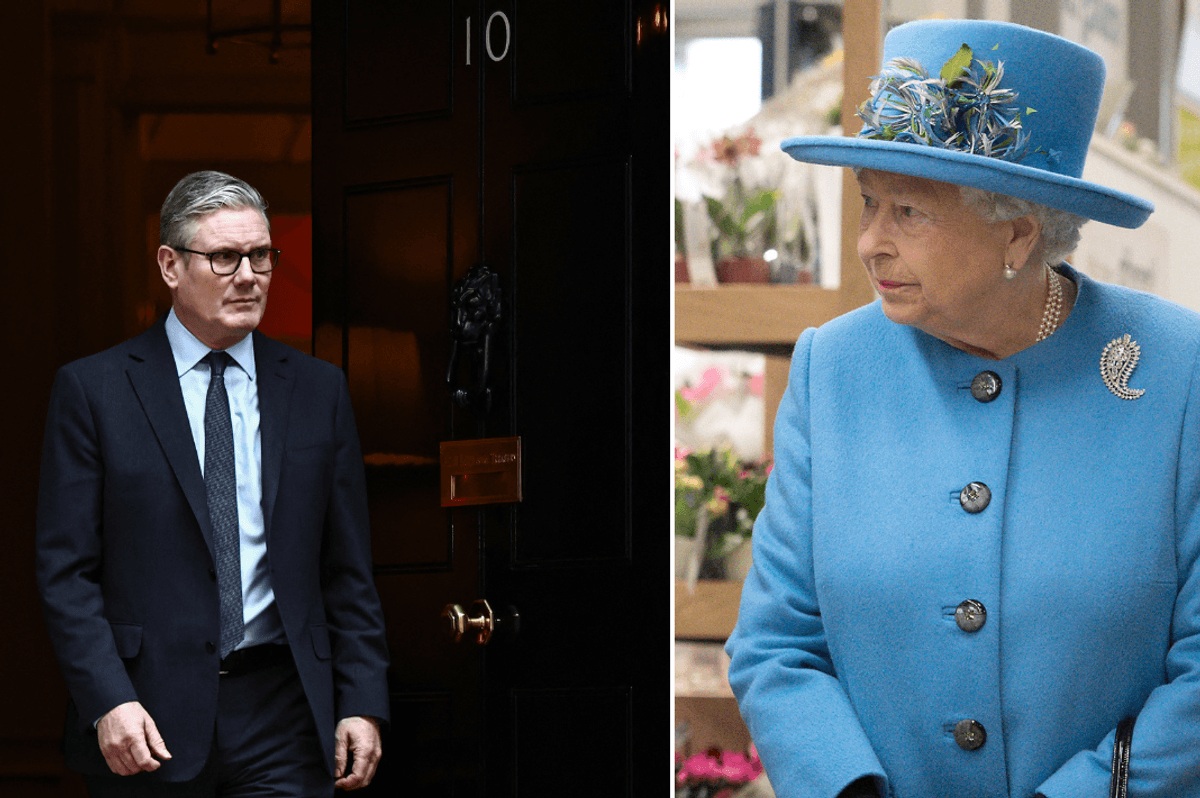 Keir Starmer and Queen Elizabeth