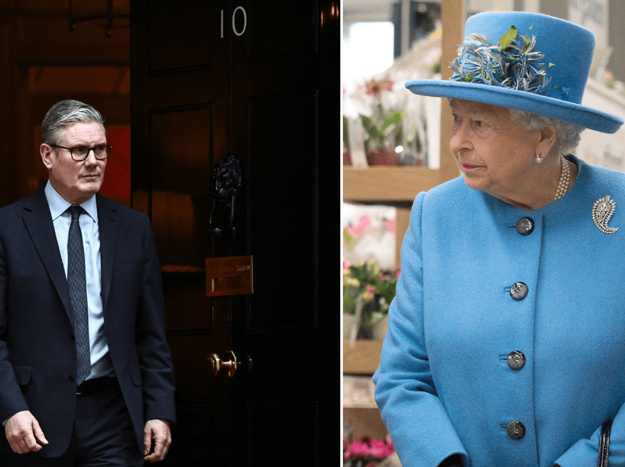 Keir Starmer and Queen Elizabeth
