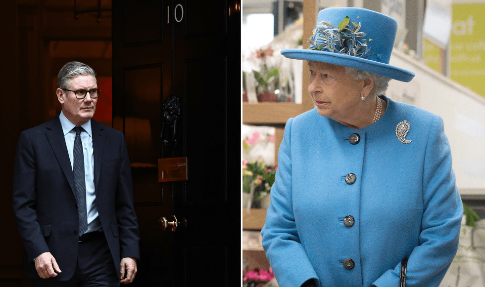 Keir Starmer and Queen Elizabeth