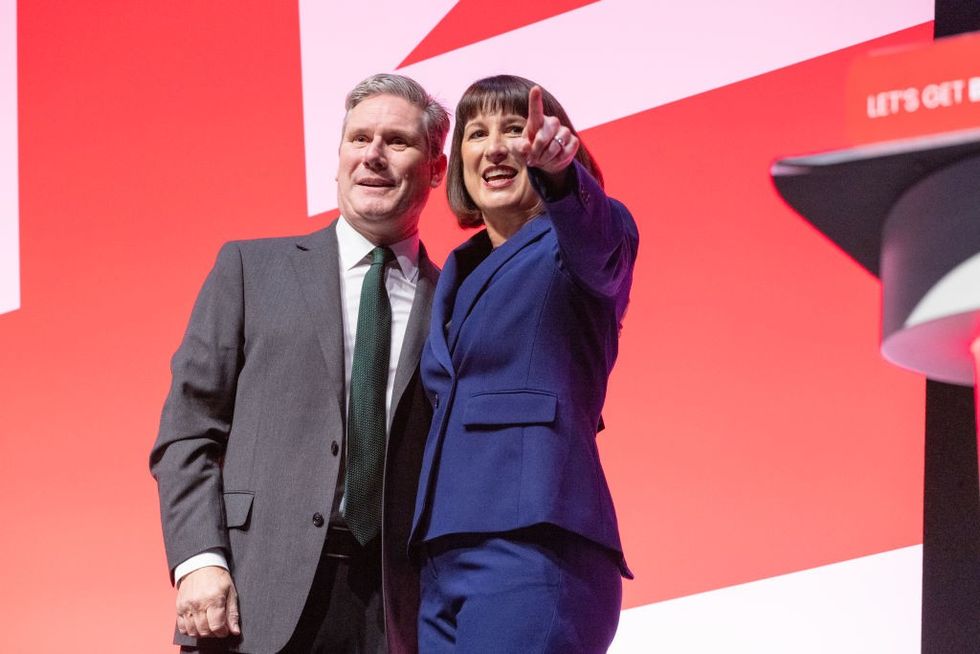 Keir Starmer and Rachel Reeves at Labour Party Conference 2023