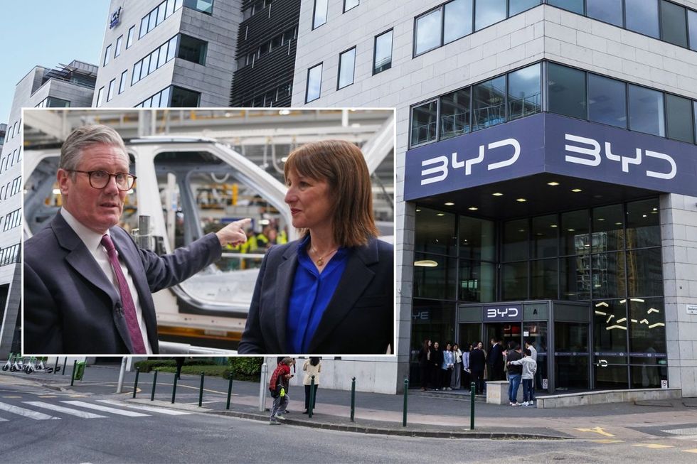 Keir Starmer and Rachel Reeves in a car factory and the BYD HQ in Hungary