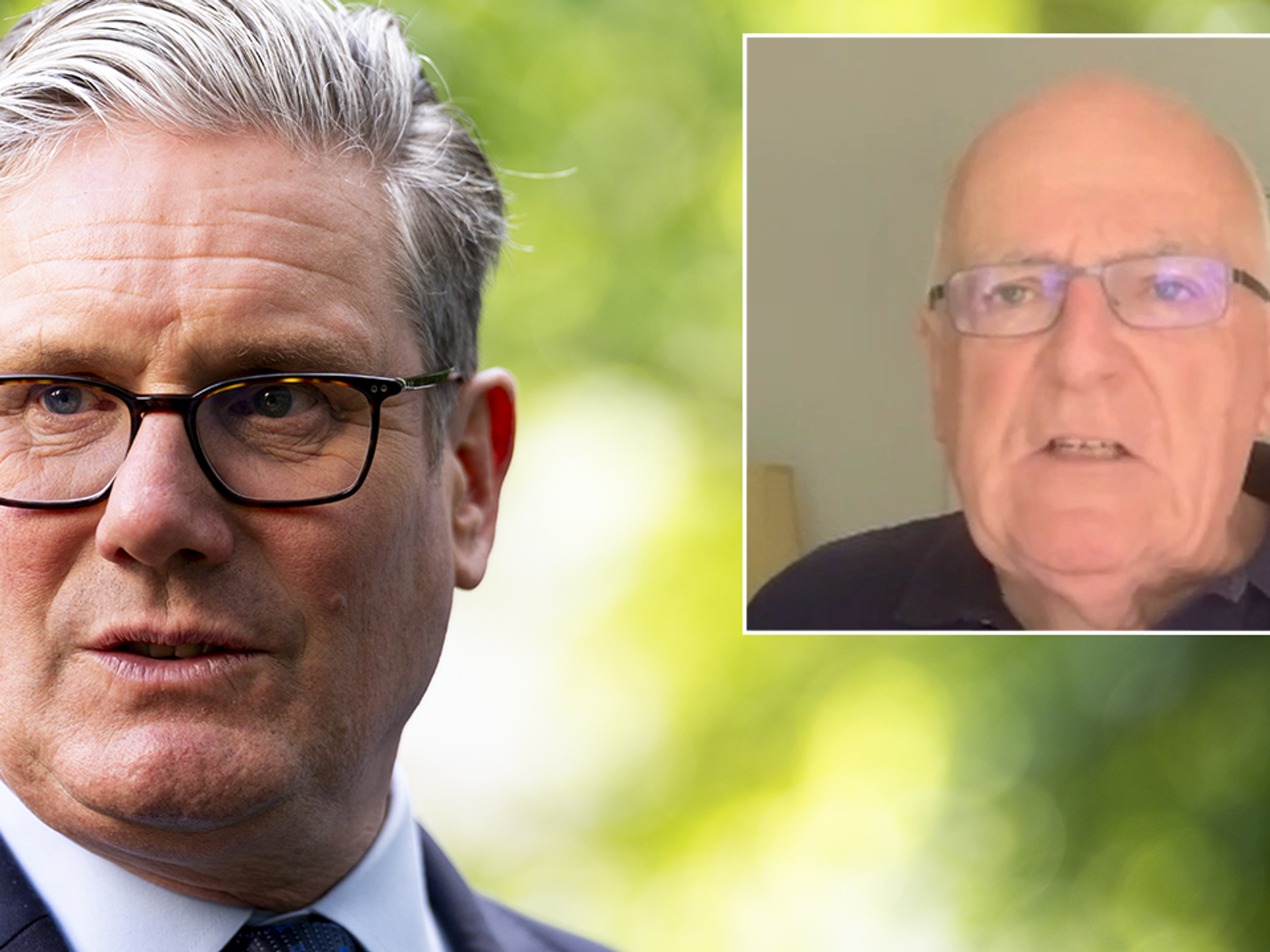 Keir Starmer and Richard Dearlove