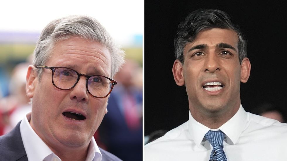 Keir Starmer and Rishi Sunak in pictures