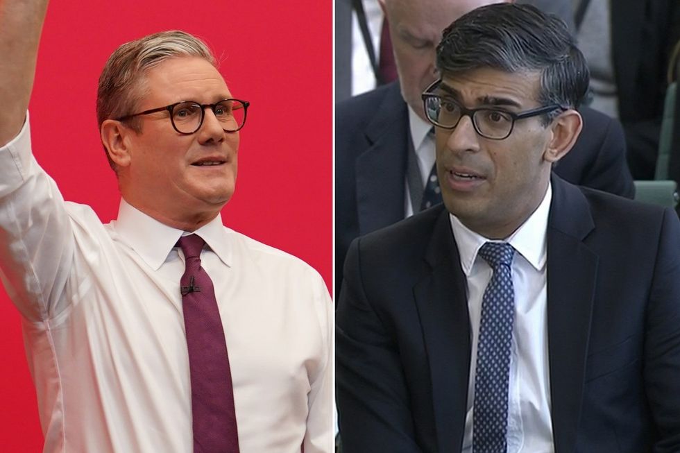Keir Starmer and Rishi Sunak