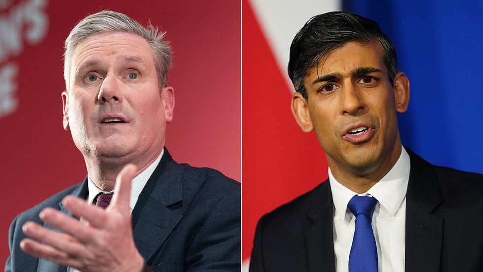 Keir Starmer and Rishi Sunak