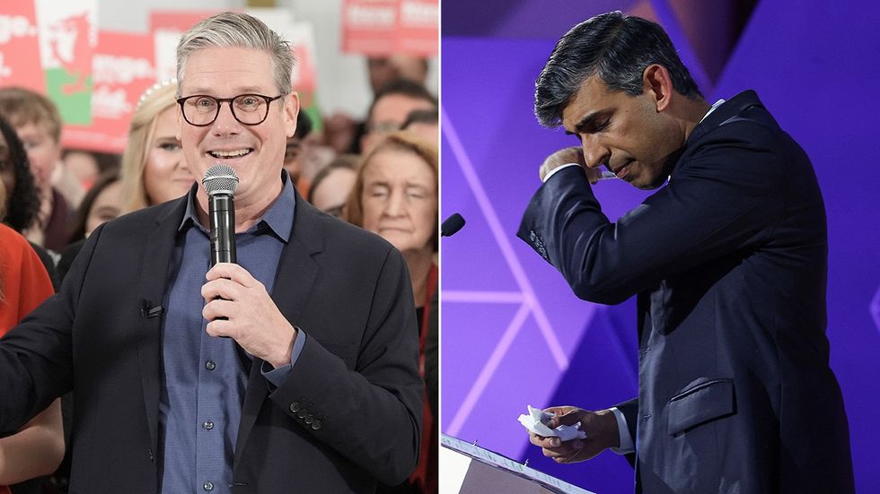 Keir Starmer and Rishi Sunak