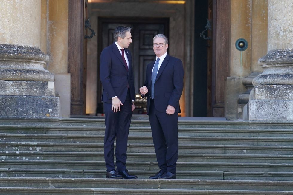 Keir Starmer and Simon Harris