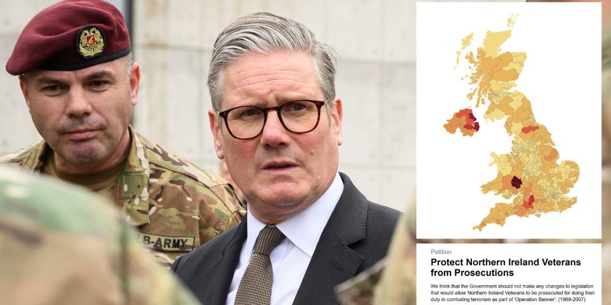NextImg:Keir Starmer braces for ‘rude awakening’ over betrayal of Troubles veterans - ‘Two-tier justice!’