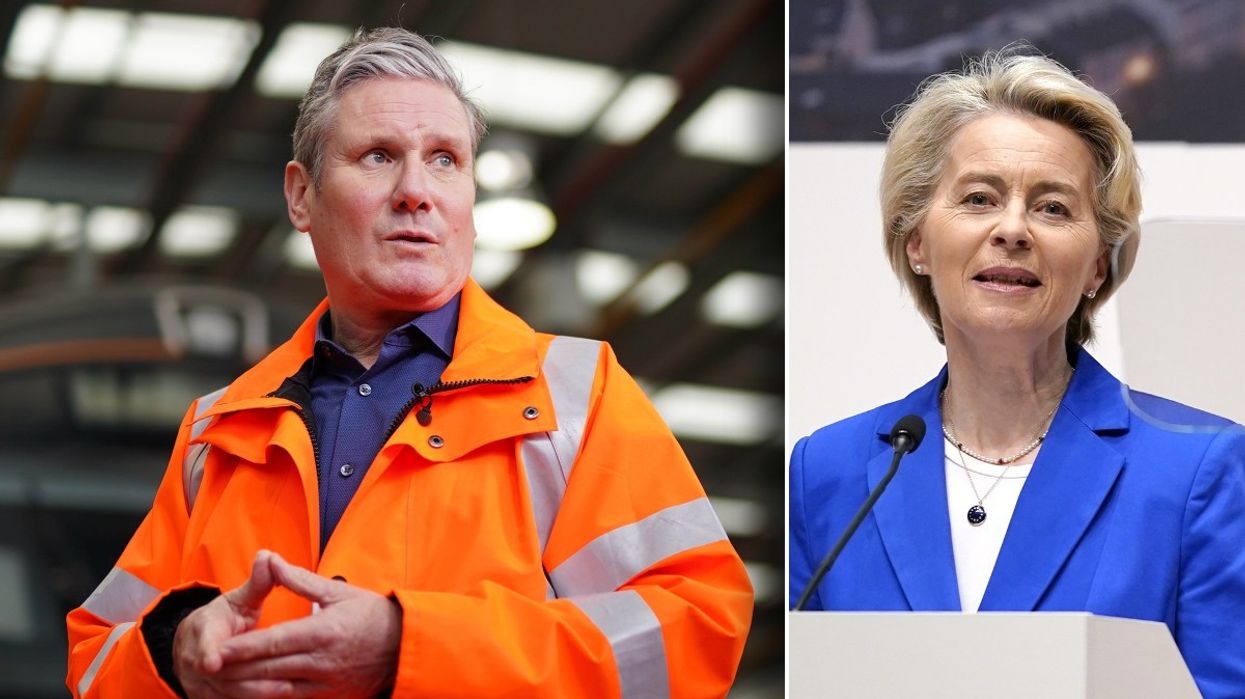 Keir Starmer and Ursula von der Leyen