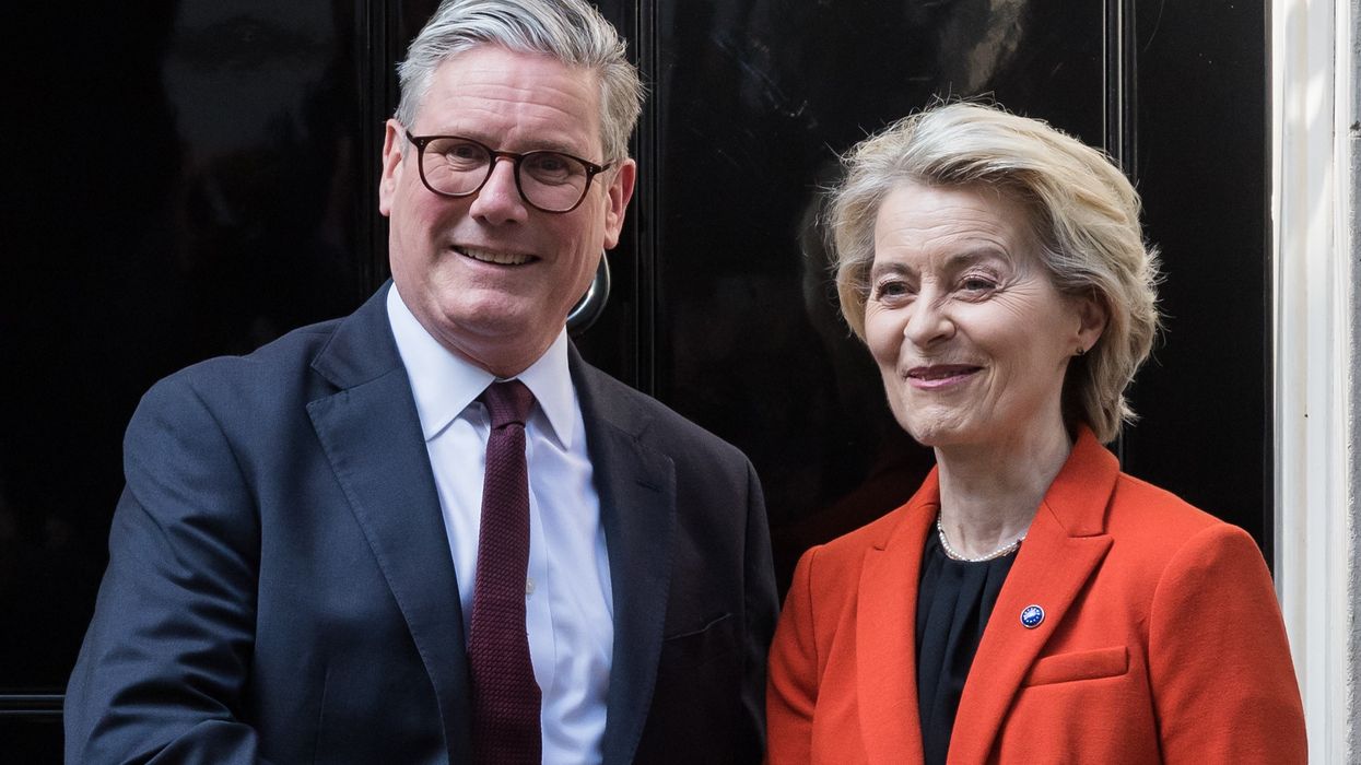 Keir Starmer and Ursula von der Leyen