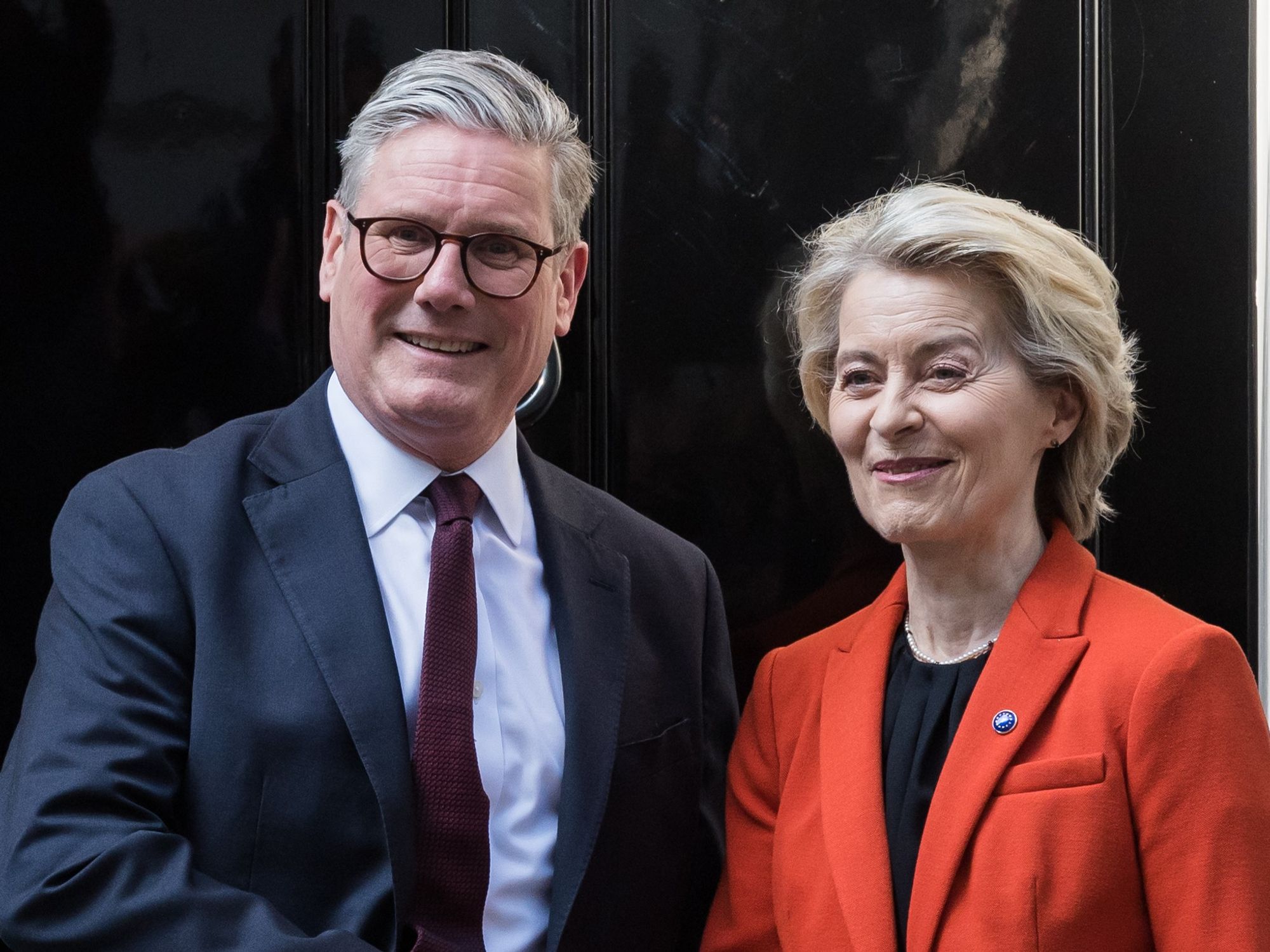 Keir Starmer and Ursula von der Leyen