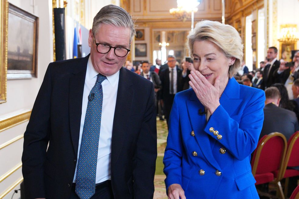 Keir Starmer and Ursula von der Leyen