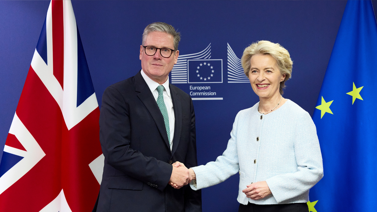 Keir Starmer and Ursula von der Leyen
