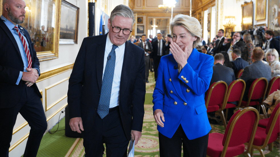 Keir Starmer and Ursula von der Leyen