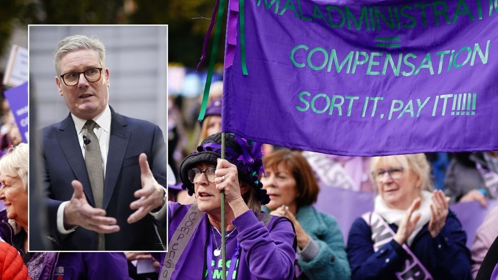 Keir Starmer and Waspi campaign