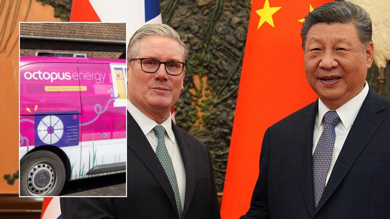 Keir Starmer and Xi Jinping, Octopus Energy