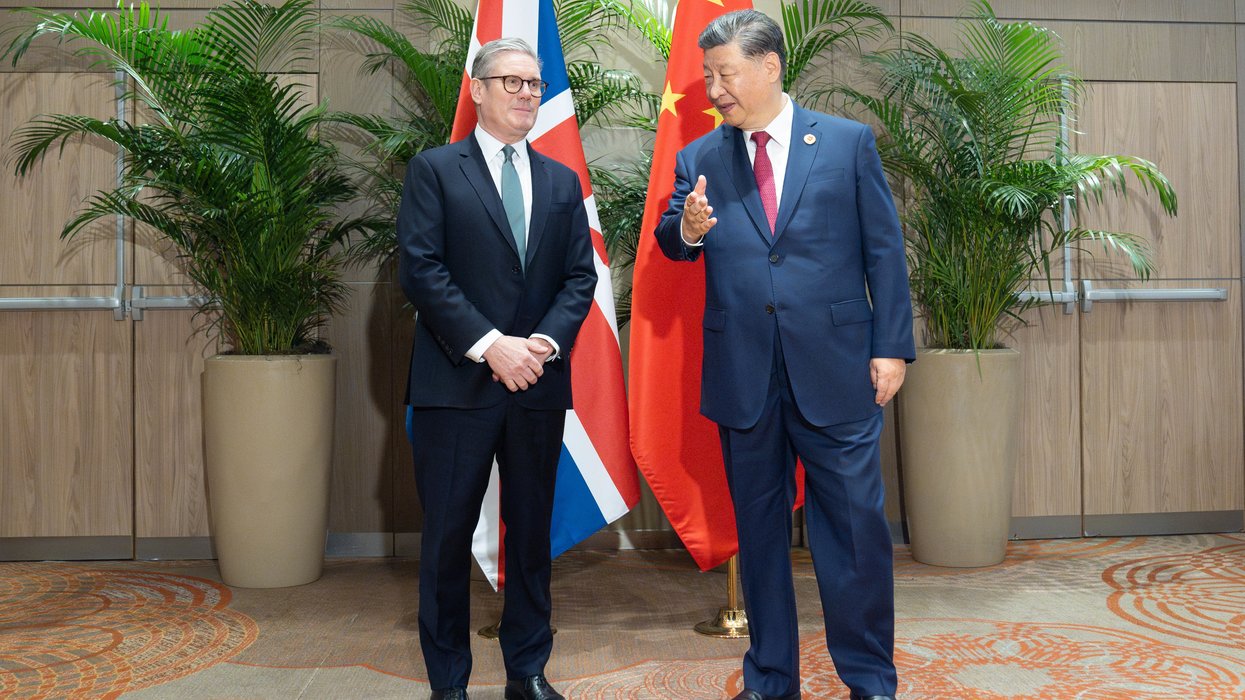 Keir Starmer and Xi Jinping