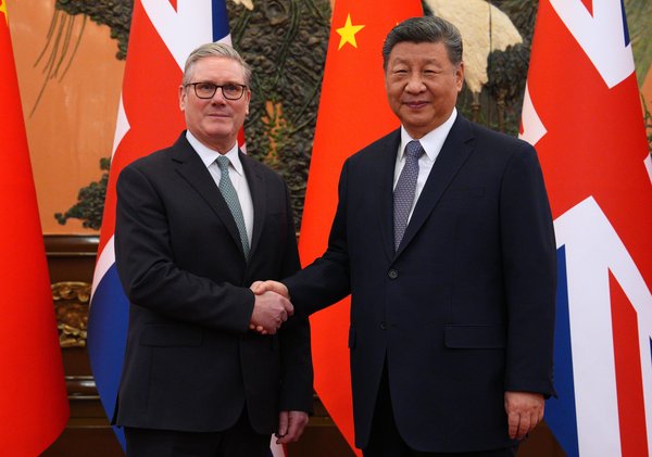KEIR STARMER AND XI JINPING