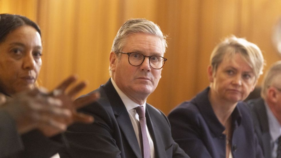 Keir Starmer and Yvette Cooper