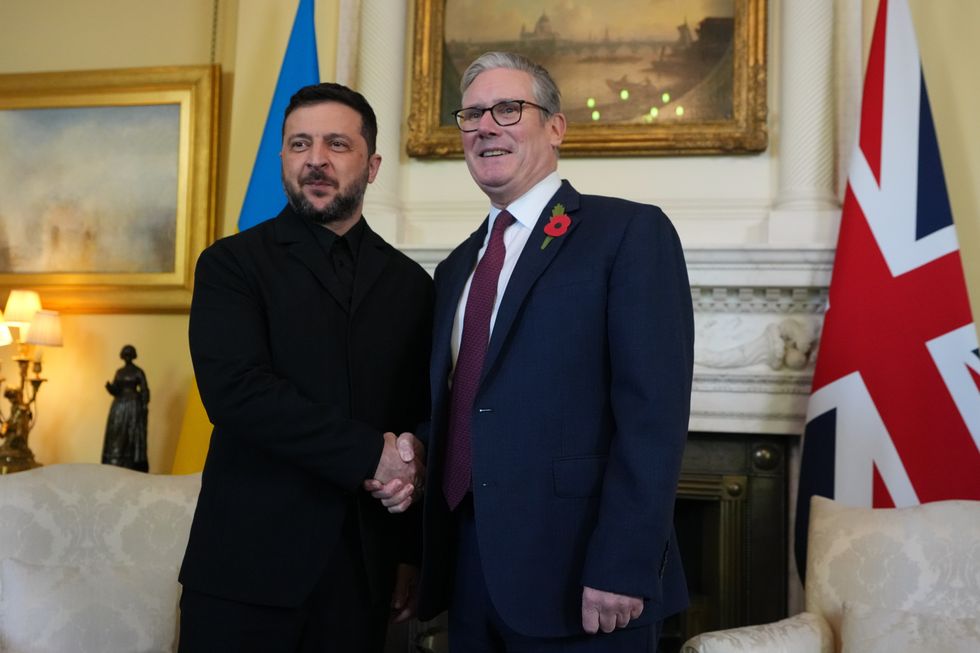 Keir Starmer and Zelensky