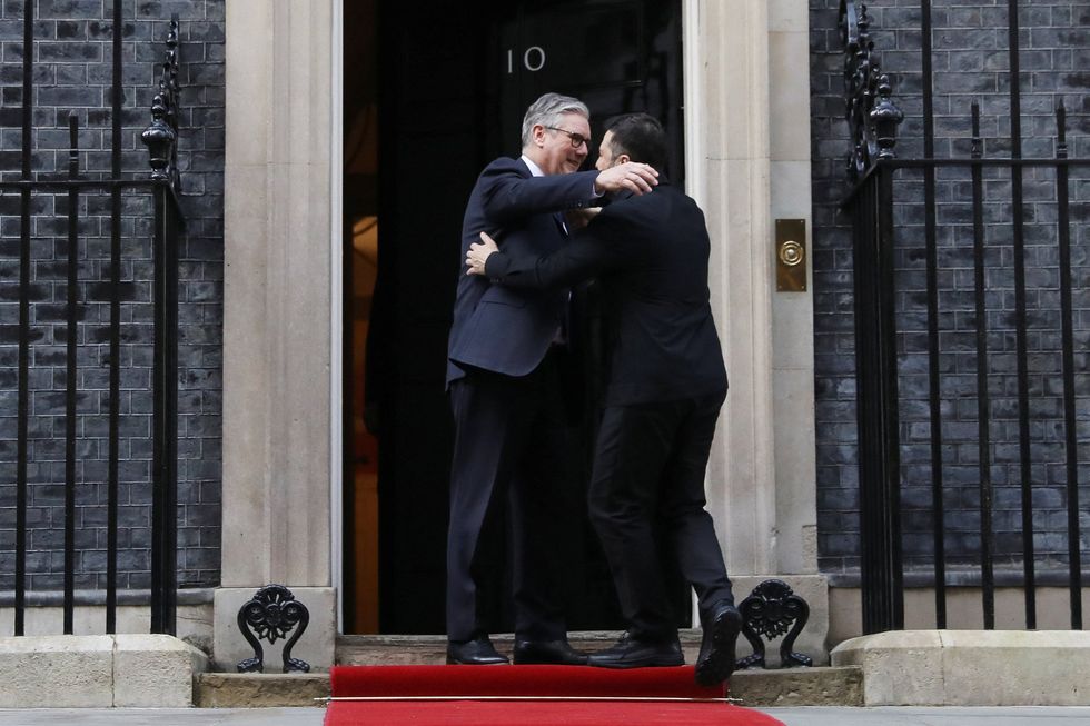 Keir Starmer and Zelensky