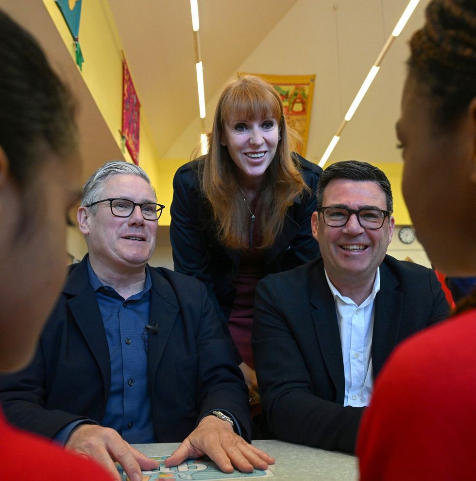 Keir Starmer, Andy Burnham, Angela Rayner