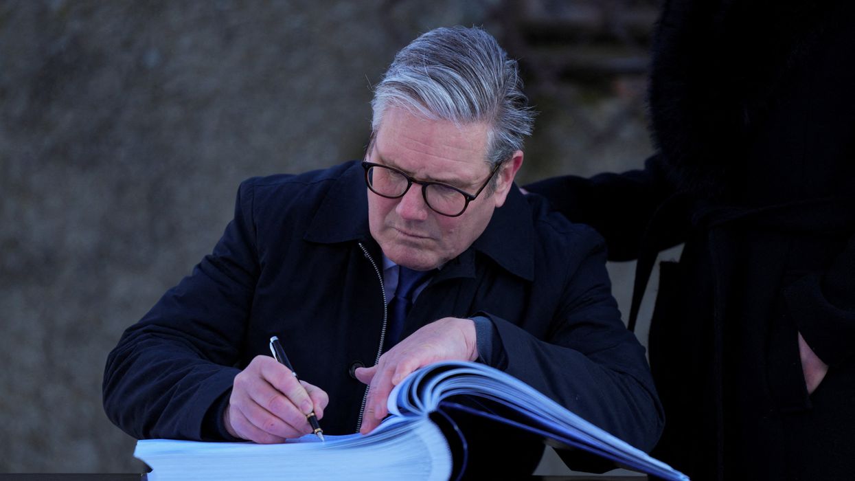 Keir Starmer at Auschwitz