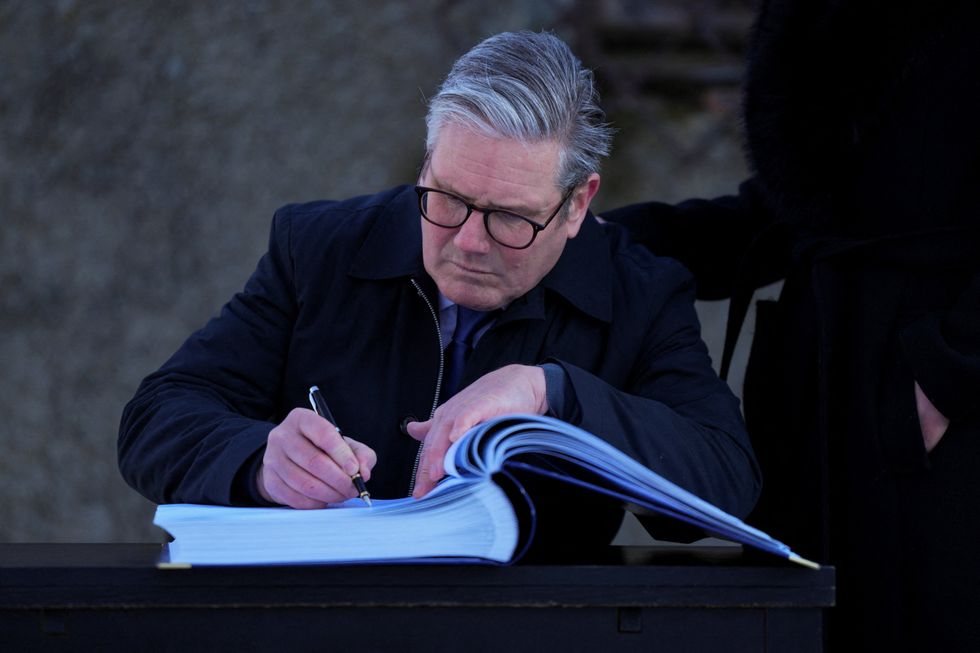 Keir Starmer at Auschwitz