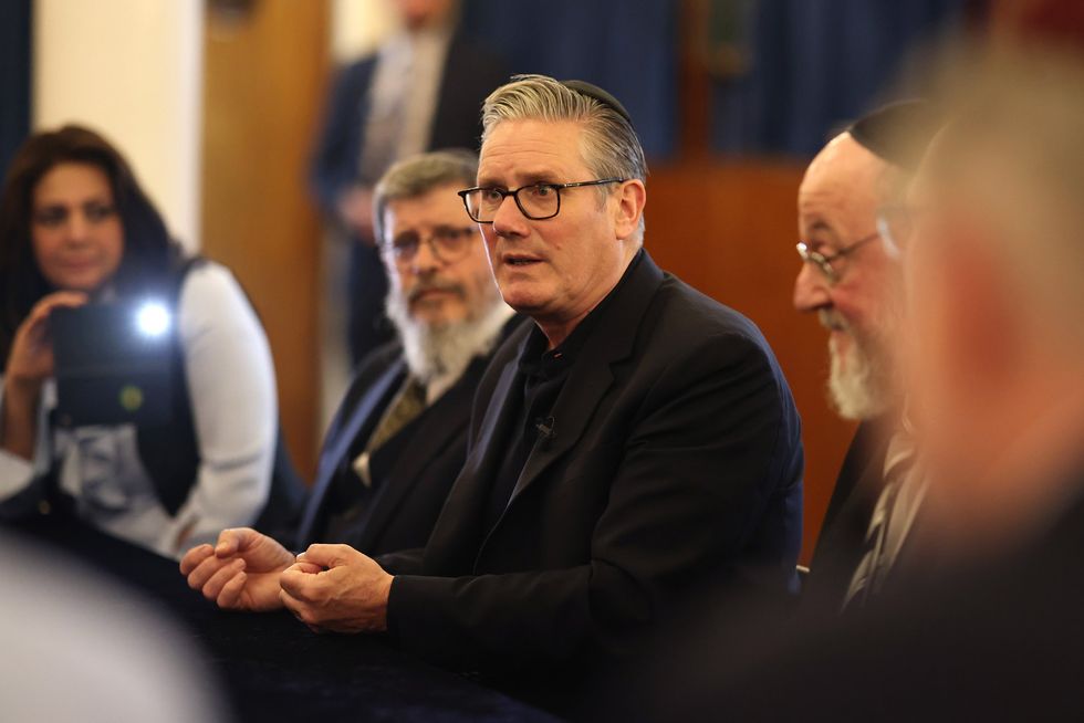 Keir Starmer na Sinagoga Kenton United