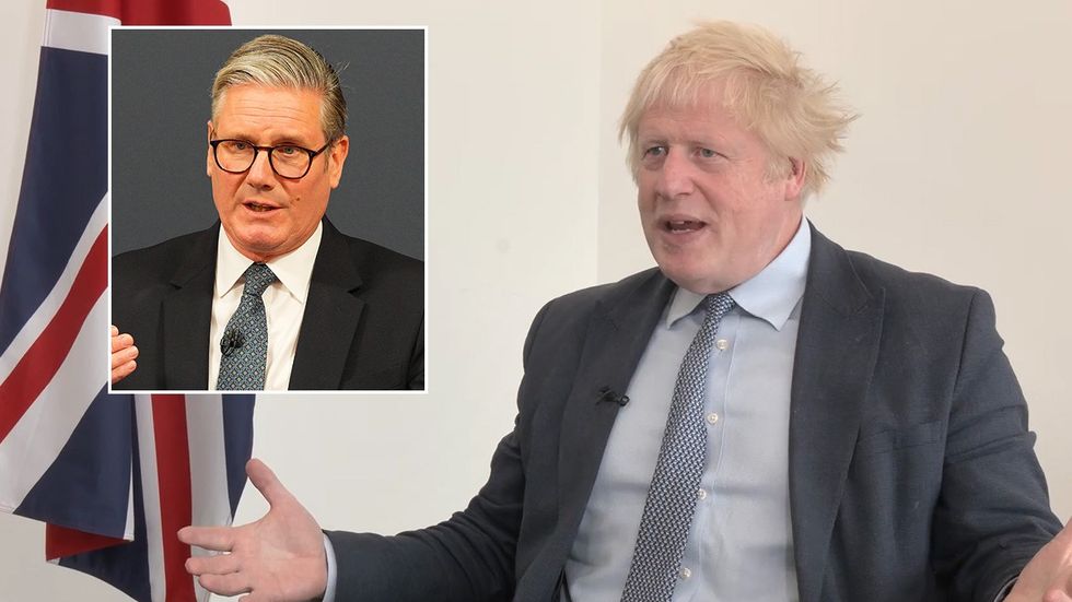 Keir Starmer, Boris Johnson