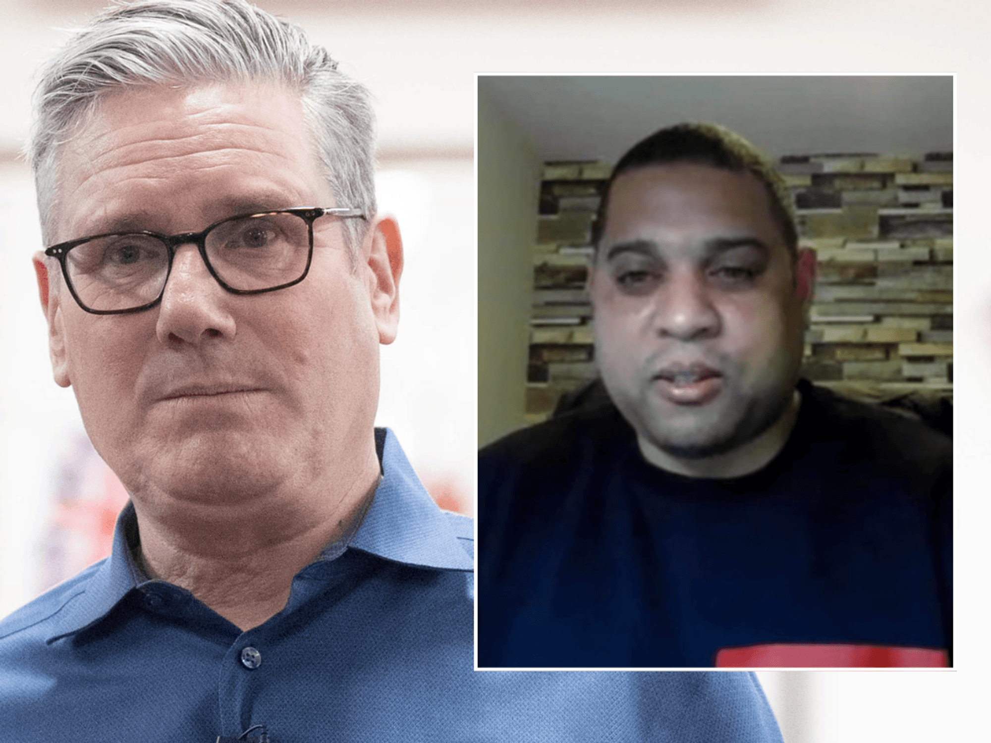 Keir Starmer; Chagossian Trust's Jean-Francois Nellan