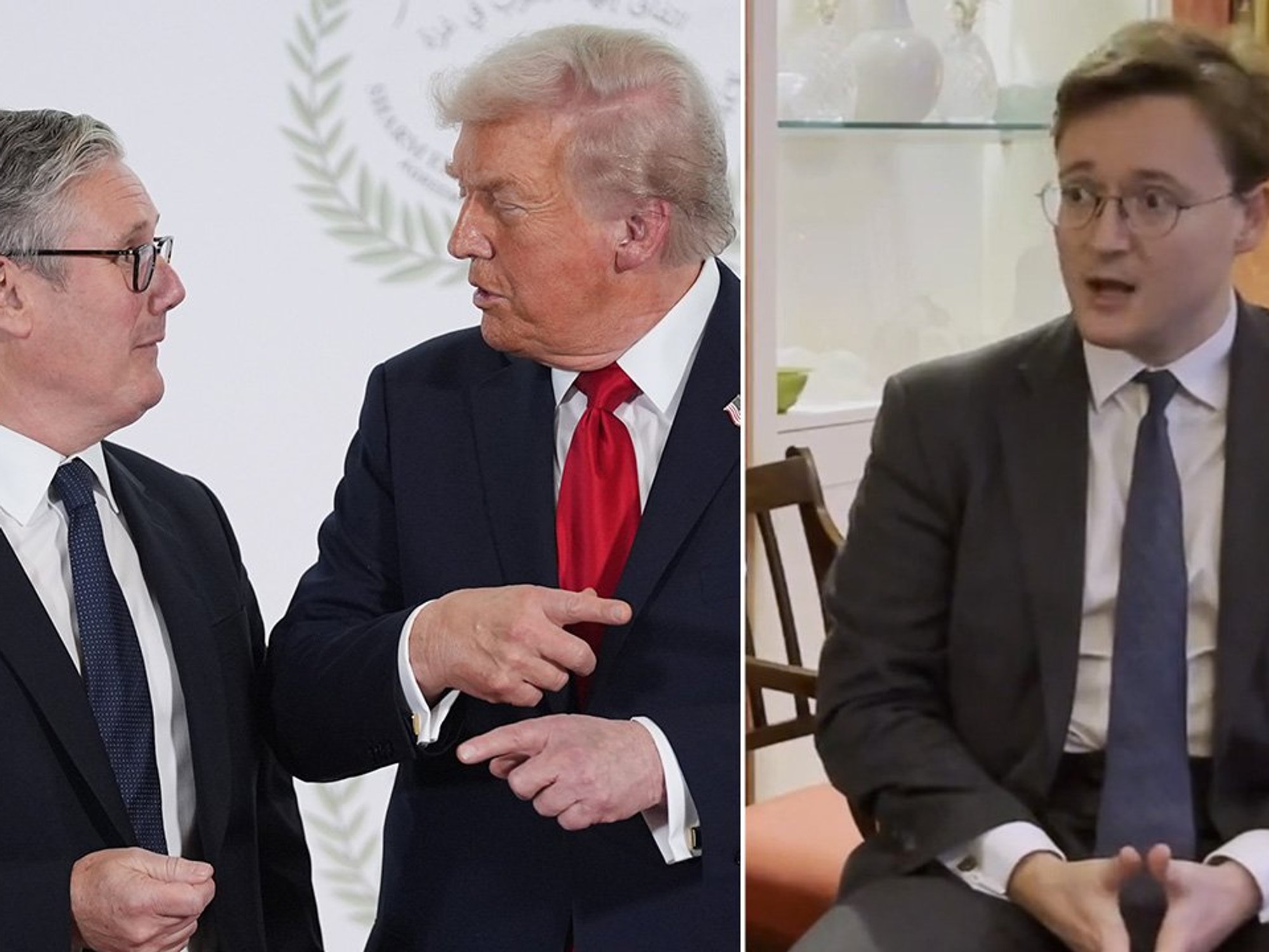 Keir Starmer, Donald Trump, Fred De Fossard