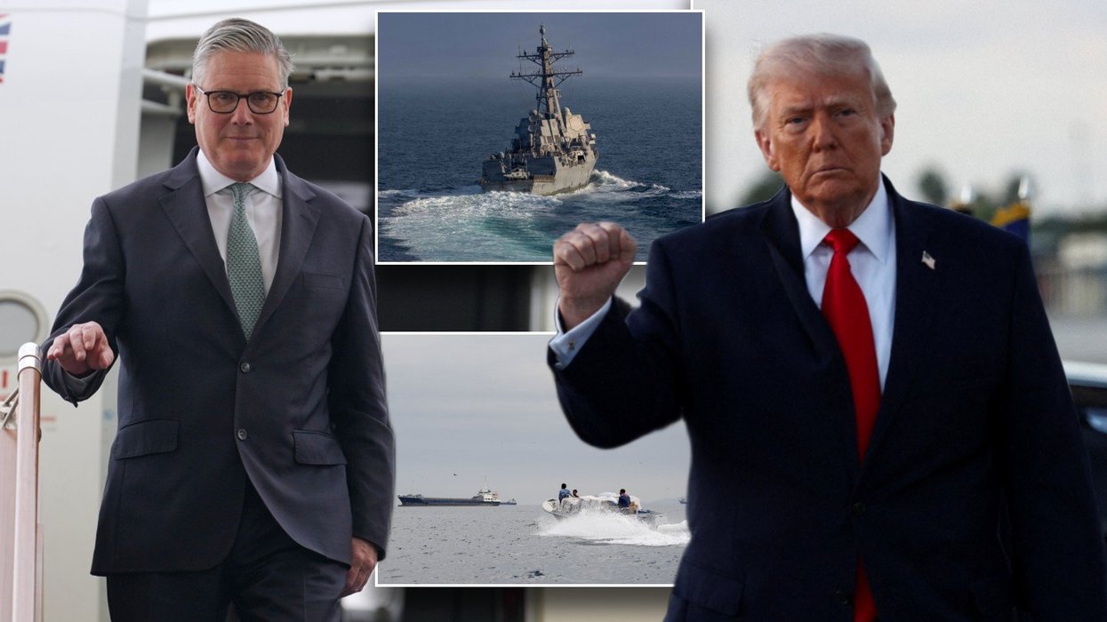 Keir Starmer/Donald Trump/US Navy/Strait of Hormuz