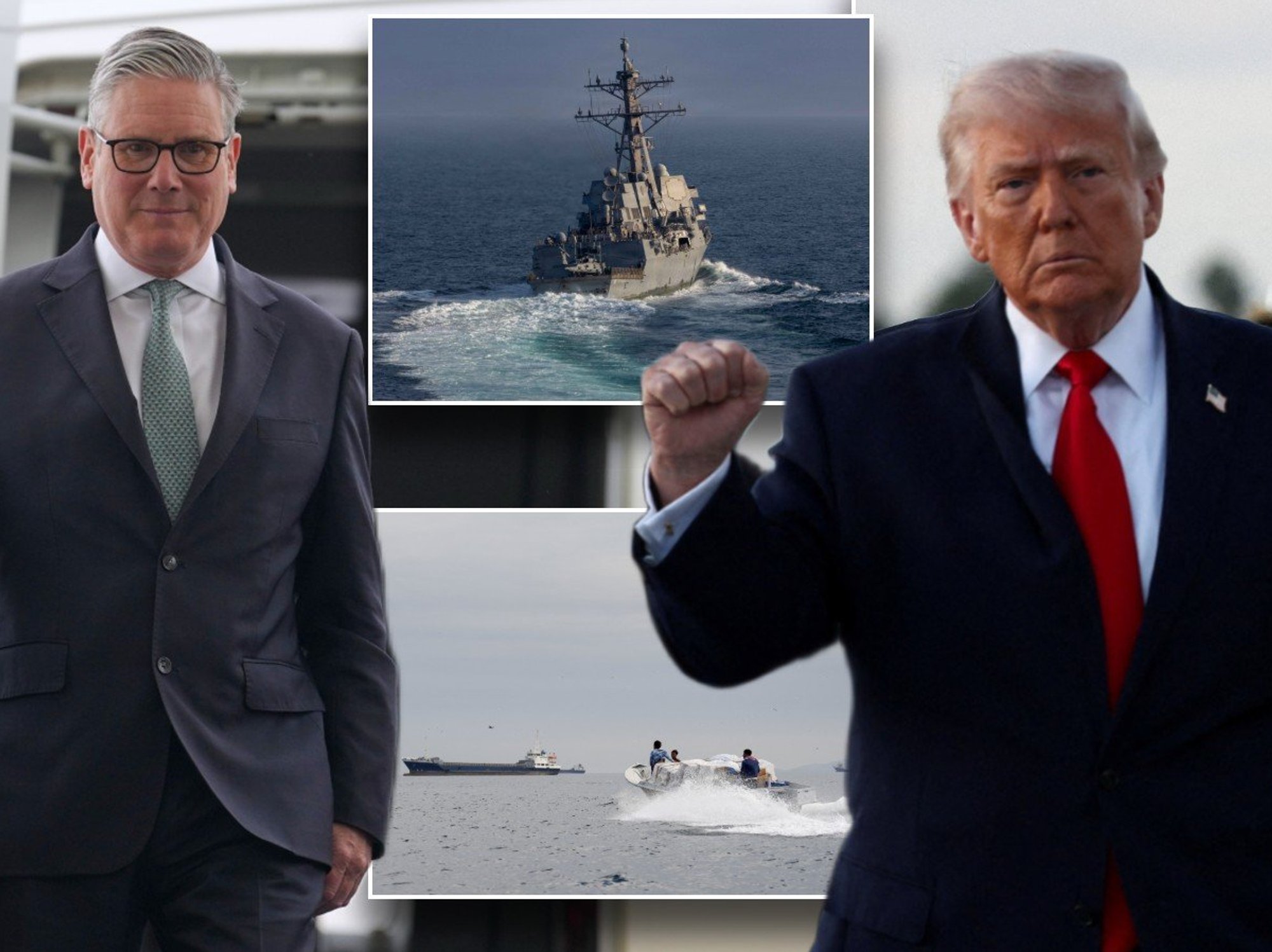 Keir Starmer/Donald Trump/US Navy/Strait of Hormuz