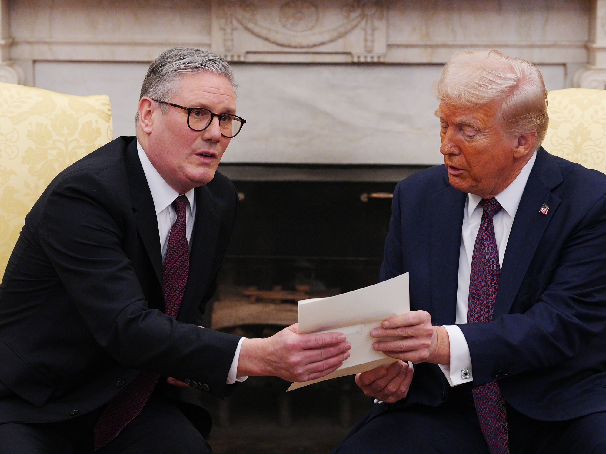 Keir Starmer, Donald Trump