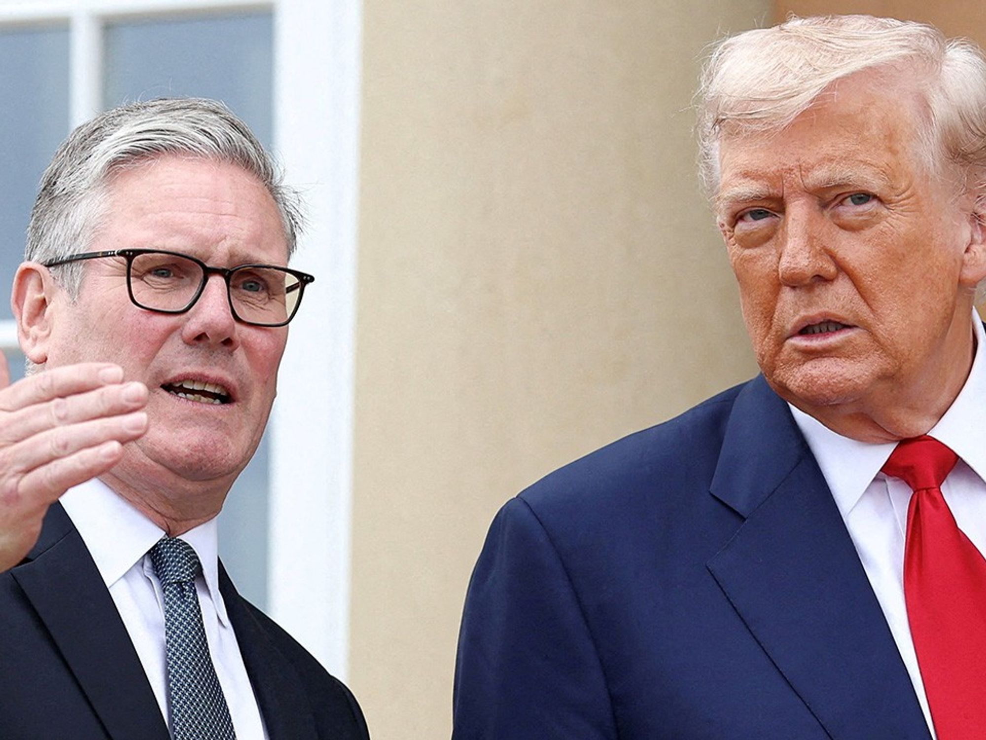 Keir Starmer, Donald Trump