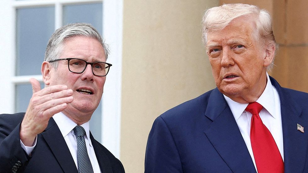 Keir Starmer, Donald Trump